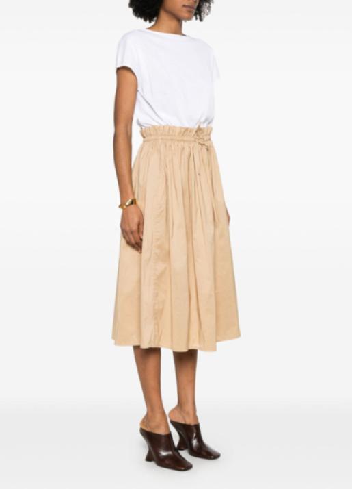 25SS 파비아나 필리피 숏 원피스 ABD275F626L374 VR1 Bianco ottico sabbia - FABIANA FILIPPI