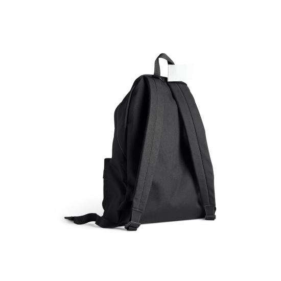 25FW 발렌시아가 로고 패치 익스플로러 백팩 5032212ABXY1078 BLACK YELLOW WHITE - BALENCIAGA