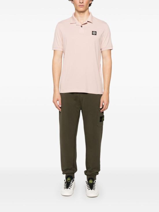 25SS 스톤 아일랜드 폴로 티셔츠 K1S1522002SC SS018V0082 Pink - STONE ISLAND