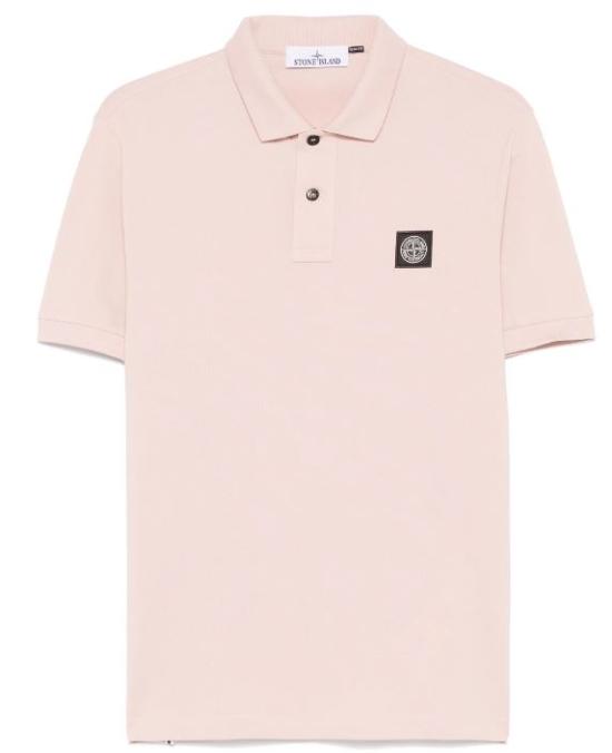 25SS 스톤 아일랜드 폴로 티셔츠 K1S1522002SC SS018V0082 Pink - STONE ISLAND