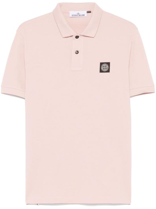 25SS 스톤 아일랜드 폴로 티셔츠 K1S1522002SC SS018V0082 Pink - STONE ISLAND
