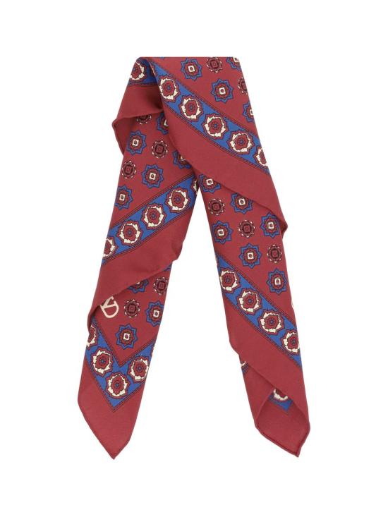 25FW 발렌티노 가라바니 머플러/스카프 6Y2EK007RME RDM BORDEAUXBLUETTEBEIGE