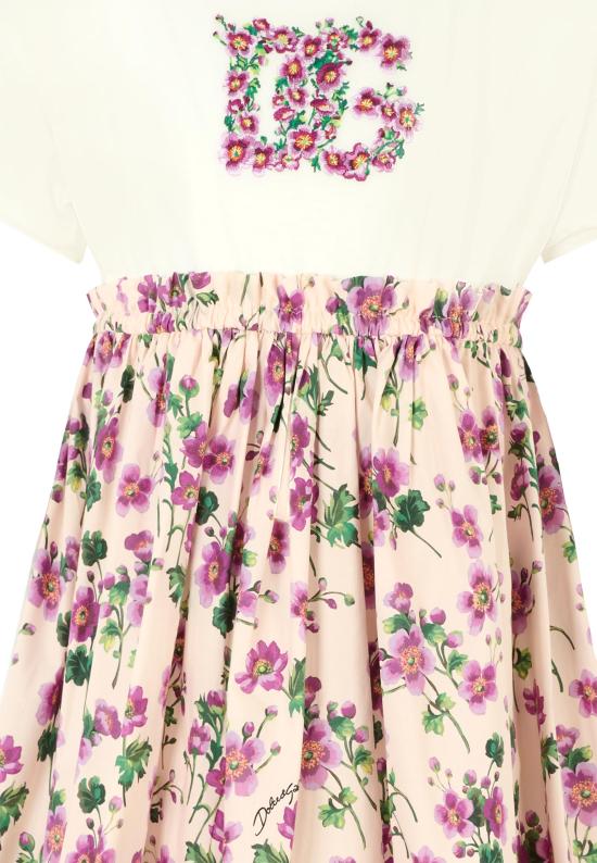 25FW [키즈] 돌체앤가바나 원피스 L5JDAQ G7PHW S9000 PINK - DOLCE & GABBANA