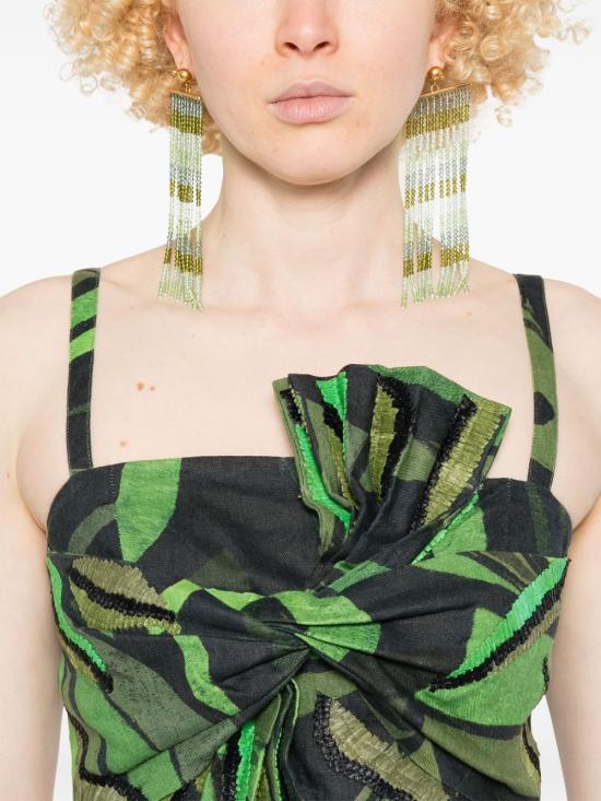 25SS 팜 리오 민소매 티셔츠 337592 25129 Green - FARM RIO