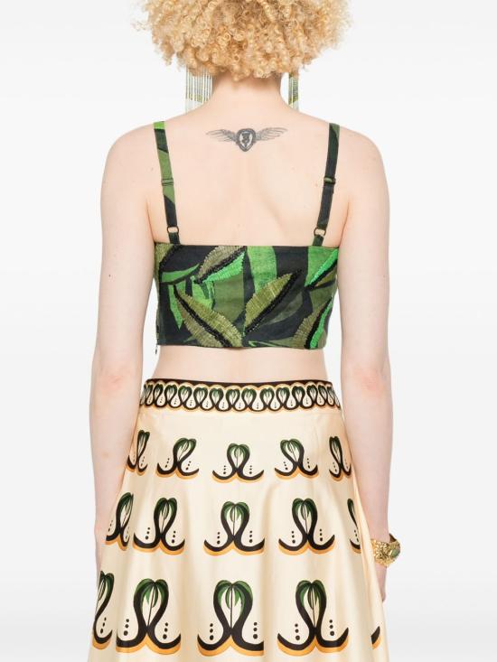 25SS 팜 리오 민소매 티셔츠 337592 25129 Green - FARM RIO