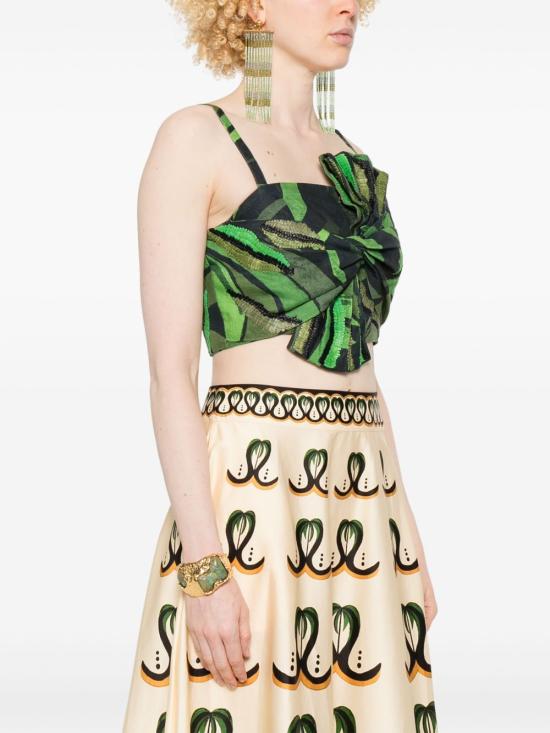 25SS 팜 리오 민소매 티셔츠 337592 25129 Green - FARM RIO