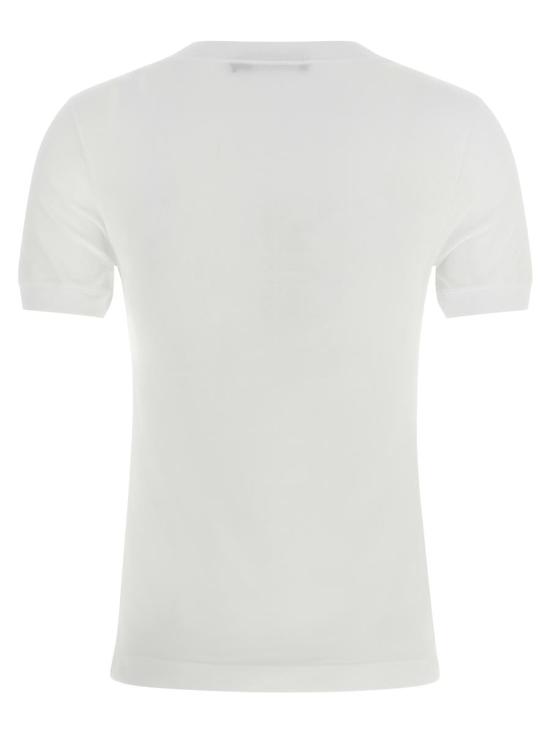 25FW 돌체앤가바나 반팔 티셔츠 F8V20ZGDC9VW0800 WHITE - DOLCE & GABBANA