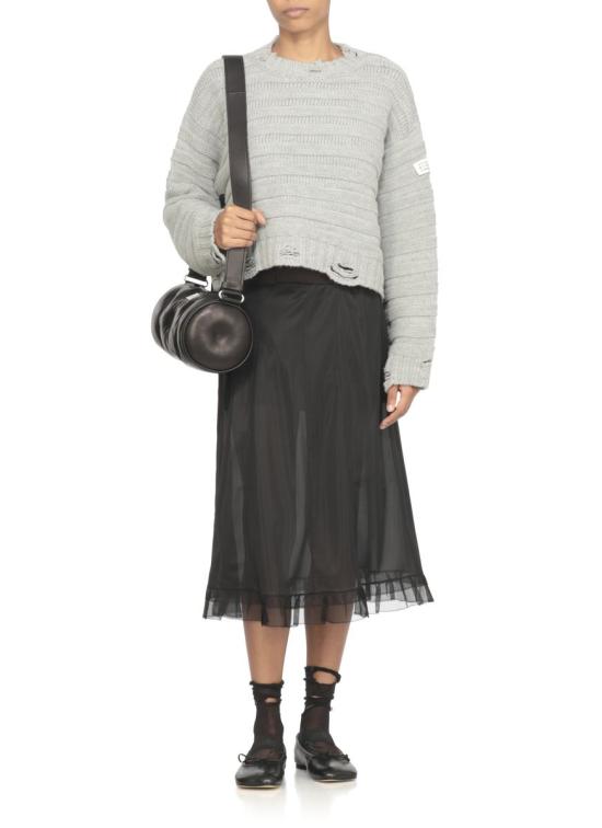 25FW MM6 메종마르지엘라 스웨터 S52HL0031M13040857M GREY - MM6 MAISON MARGIELA
