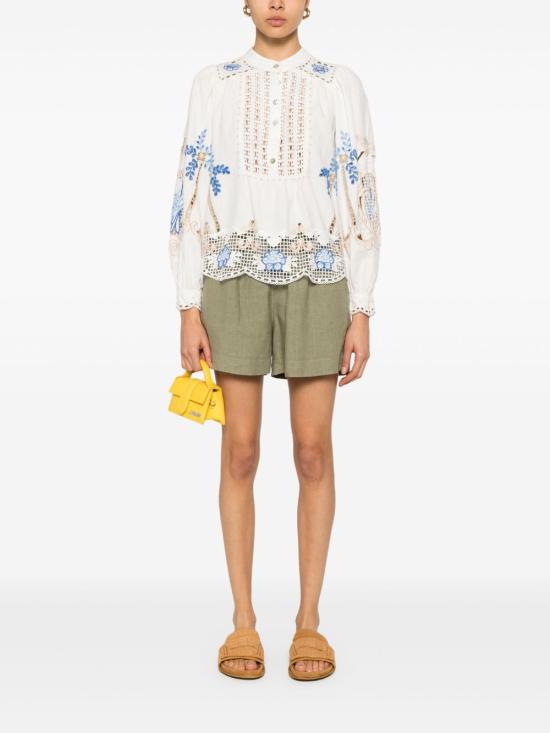 25FW 팜 리오 블라우스 332825 L0025 Off white - FARM RIO