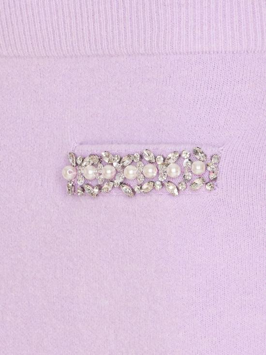 25FW 셀프 포트레이트 숏 스커트 085SK L LILAC - SELF PORTRAIT