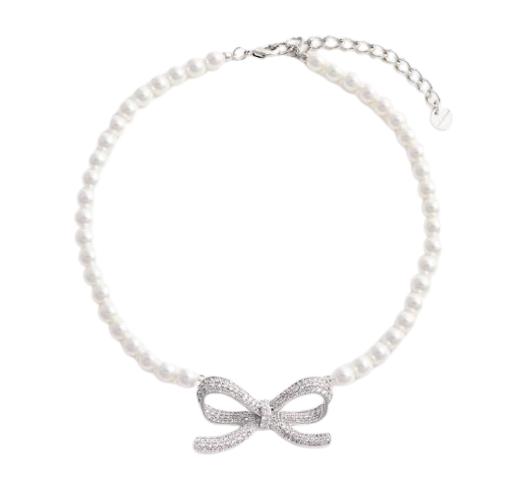 25FW 셀프 포트레이트 목걸이/팬던트 617N P PEARL