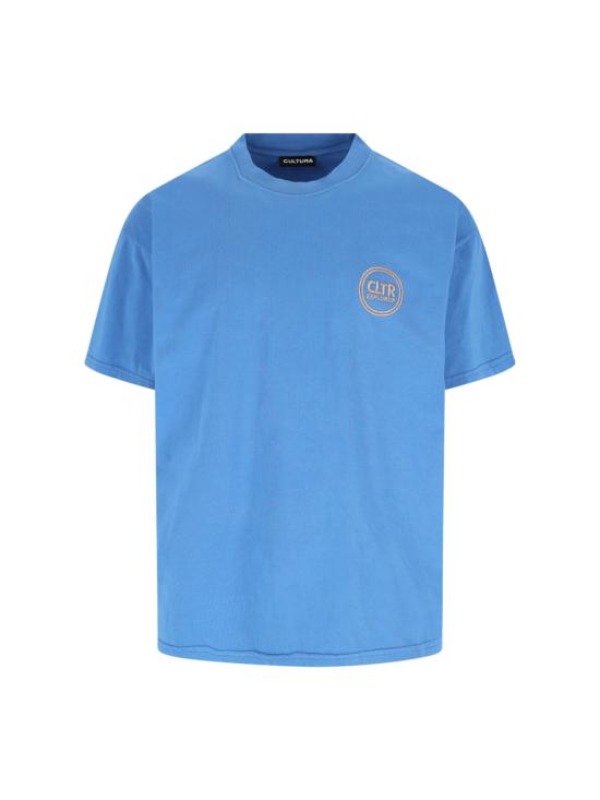 25SS 쿨투라 반팔 티셔츠 S25CULT A005 WHITE Blue