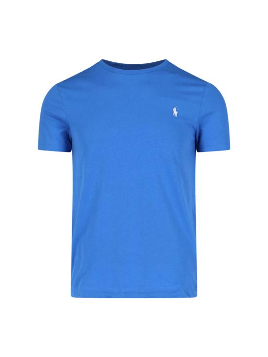 25SS 폴로 랄프로렌 포니로고 자수 반팔 티셔츠 710 671438 411 Blue