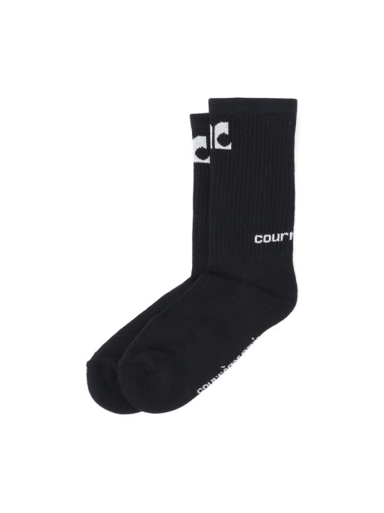 25SS 쿠레쥬 양말 VESMCL024FI0042 9902 Black - COURREGES
