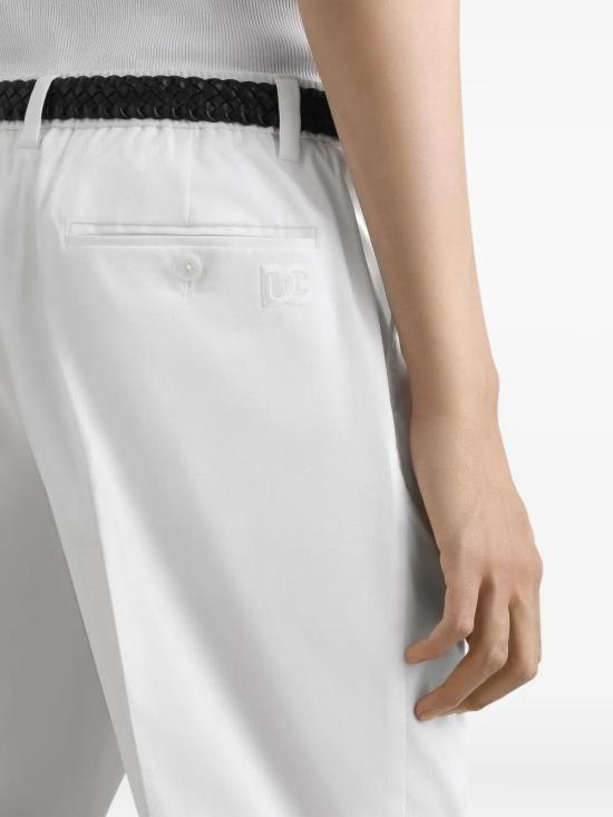 25FW 돌체앤가바나 스트레이트 팬츠 GW13EZFUFNV W0111 BIANCO - DOLCE & GABBANA