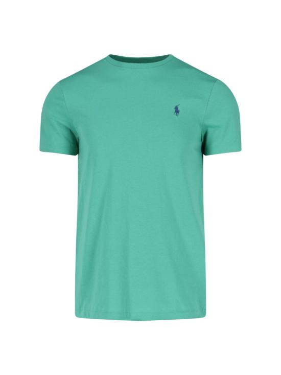 25SS 폴로 랄프로렌 포니로고 자수 반팔 티셔츠 710 671438 409 Green