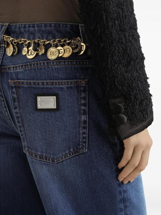 25FW 돌체앤가바나 스트레이트 팬츠 FTC8CDG8NC6 S9001 VARIANTE ABBINATA - DOLCE & GABBANA