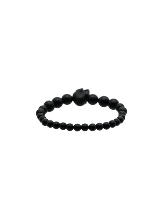 25FW 알렉산더 맥퀸 브레이슬릿 554504 J682V1000 Black - ALEXANDER MCQUEEN