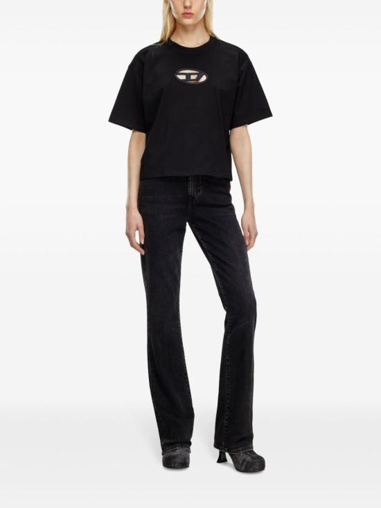 24FW 디젤 반팔 티셔츠 A15096 0NIAX9XX - DIESEL