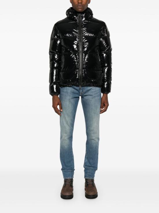 25FW 에르노 글로스 봄버 다운 자켓  PI001133U 12220Z9300 Black - HERNO