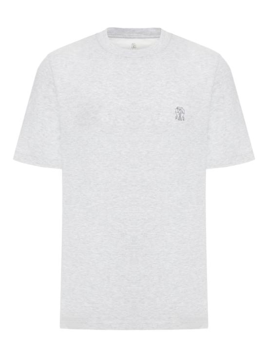 25FW 브루넬로 쿠치넬리 반팔 티셔츠 M0B138440 CGM11 Grey - BRUNELLO CUCINELLI