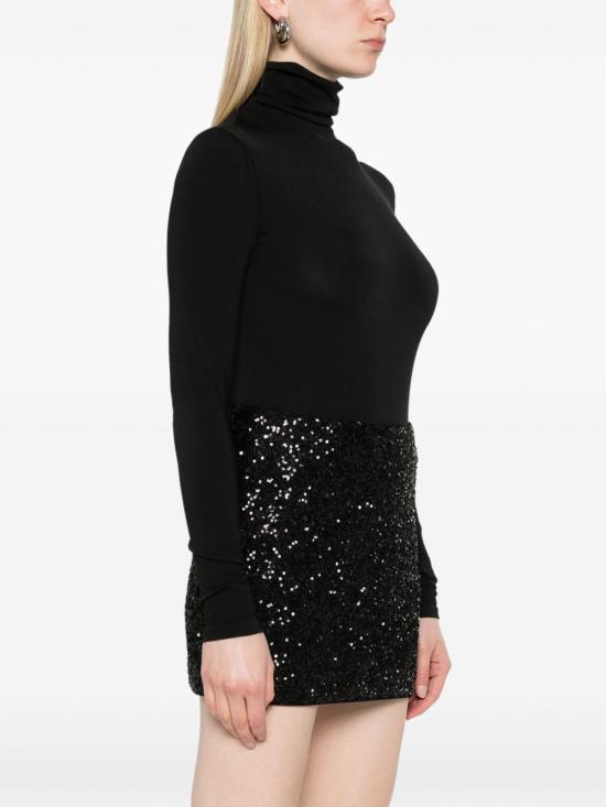 25FW 월포드 바디수트 티셔츠 2366575 750847005 Black - WOLFORD