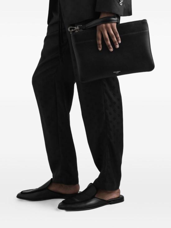 25FW 돌체앤가바나 레더 토일레트리 클러치  BP3294 AV95680999 Black - DOLCE & GABBANA