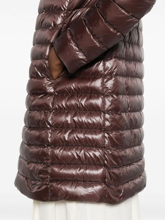 25FW 에르노 펠트 울 & 울트라라이트 나일론 리조트 코트 PI00153DR 333728810 Fondente - HERNO