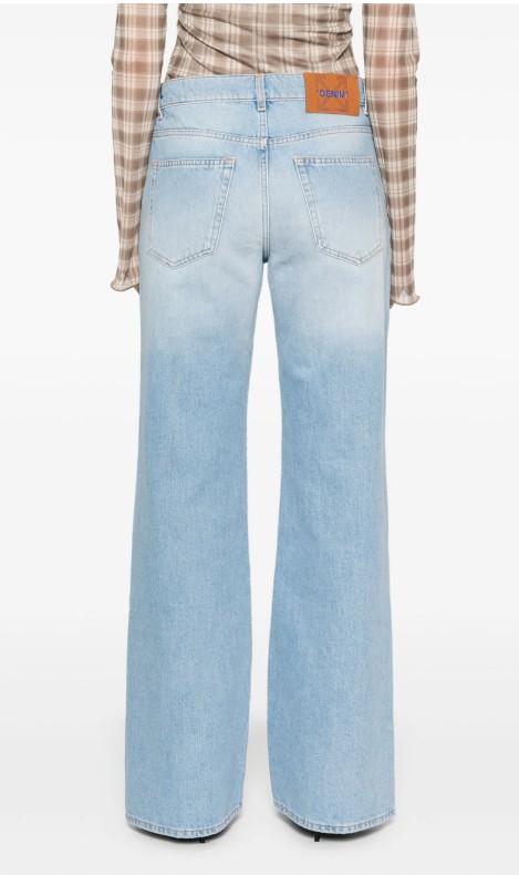 25SS 오프화이트 데님 팬츠 OWYA062S25 DEN0014001 Bleach white - OFF WHITE