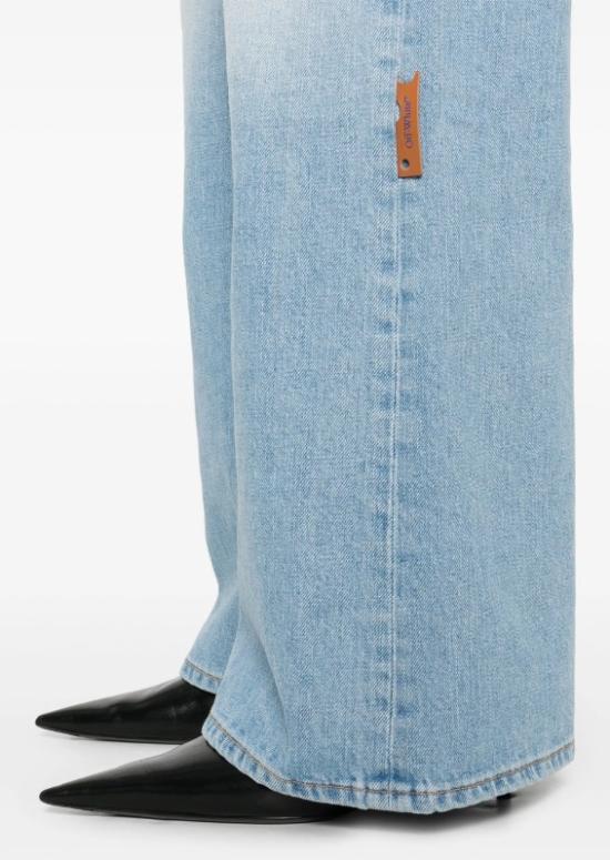 25SS 오프화이트 데님 팬츠 OWYA062S25 DEN0014001 Bleach white - OFF WHITE