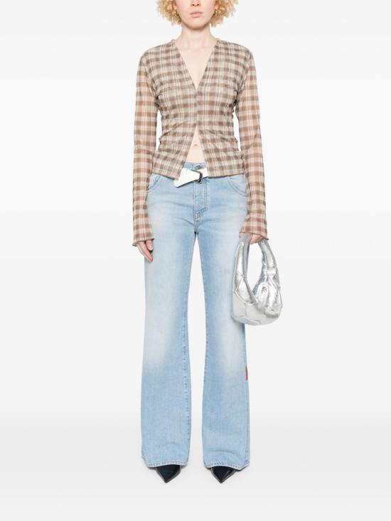 25SS 오프화이트 데님 팬츠 OWYA062S25 DEN0014001 Bleach white - OFF WHITE