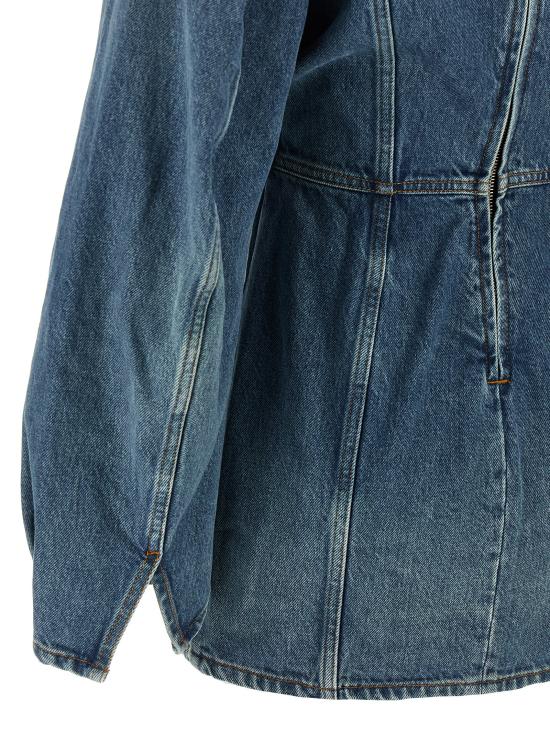 25FW 하이쿠레 숏 원피스 HEW08099DF179L0882L0882 Light Blue - HAIKURE