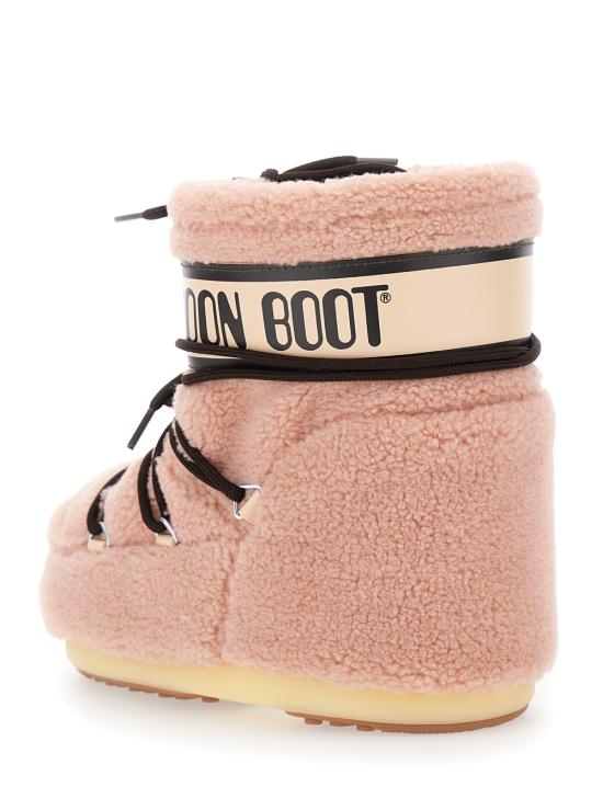 25FW 문부츠 아이콘 나일론 로우 부츠 80D1409700J001 Pink - MOON BOOT