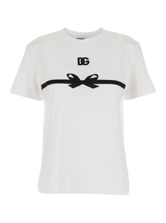 25FW 돌체앤가바나 반팔 티셔츠 F8V42ZGDC6BW0800 White