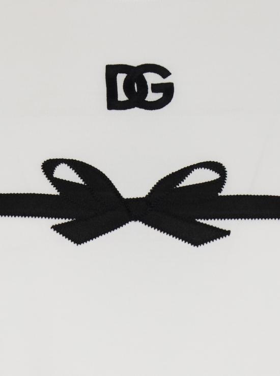 25FW 돌체앤가바나 반팔 티셔츠 F8V42ZGDC6BW0800 White - DOLCE & GABBANA