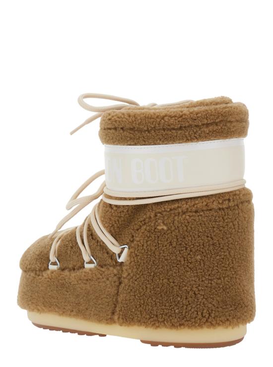 25FW 문부츠 아이콘 나일론 로우 부츠 80D1409700M047 Beige - MOON BOOT