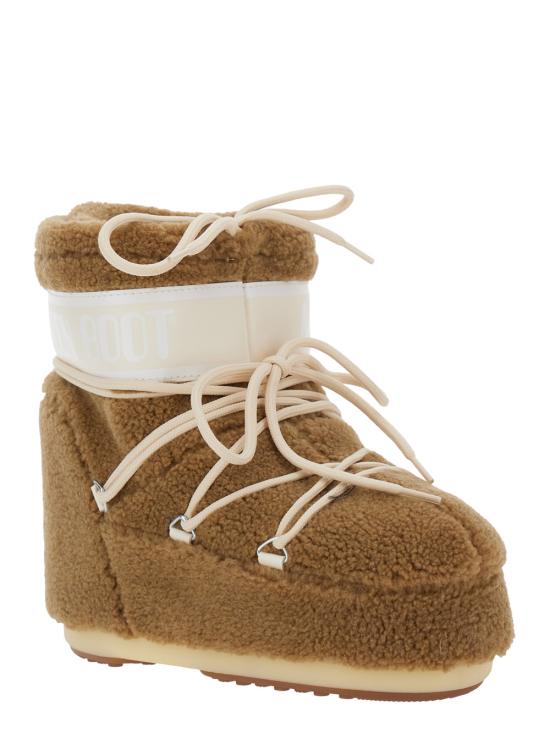 25FW 문부츠 아이콘 나일론 로우 부츠 80D1409700M047 Beige - MOON BOOT