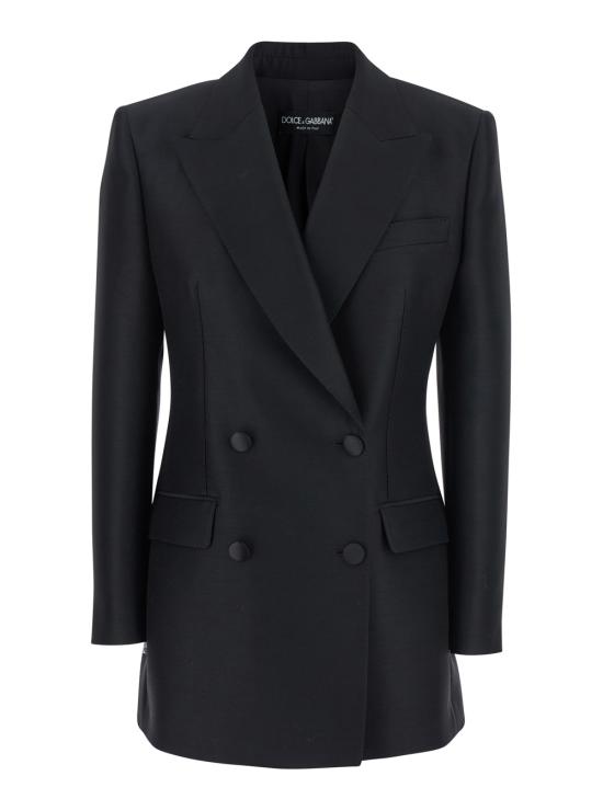 25FW 돌체앤가바나 더블 브레스티드 자켓 F29N7TFU3R1N0000 Black