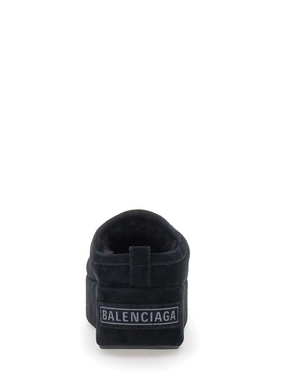 25FW 발렌시아가 뮬/슬리퍼 825258WBFC11000 Black - BALENCIAGA