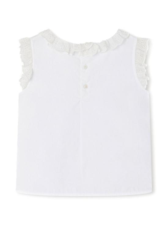 25SS [키즈] 봉쁘앙 셔츠 S05GBLW00022 Blanc lait - BONPOINT