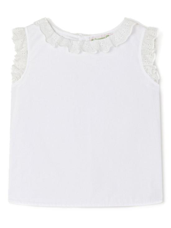 25SS [키즈] 봉쁘앙 셔츠 S05GBLW00022 Blanc lait - BONPOINT