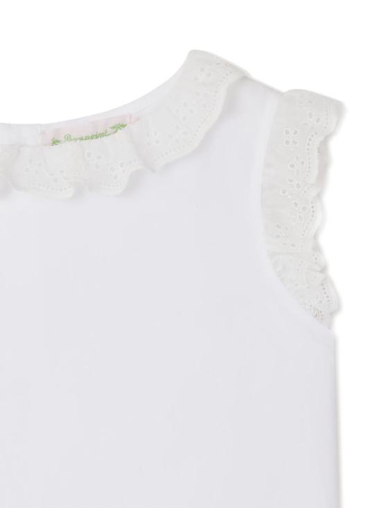 25SS [키즈] 봉쁘앙 셔츠 S05GBLW00022 Blanc lait - BONPOINT