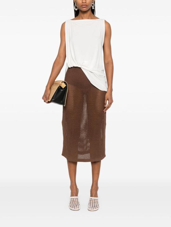25SS 세인트바쓰 롱 스커트 DRL0001 00361H18BROWN - MC2 SAINT BARTH