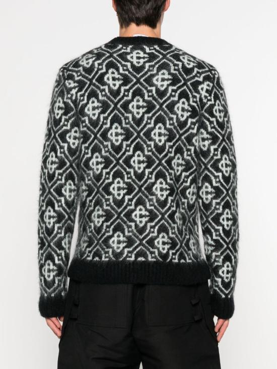 25FW 카사블랑카 스웨터 MPF25KW1004 02BLACK Black - CASABLANCA