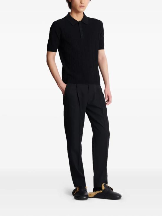 25FW 발망 반팔 티셔츠 FH1GB067KI63 0PA BLACK - BALMAIN