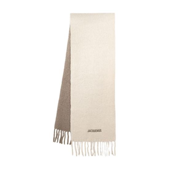 25FW 자크뮈스 레샤페 모아종 그라디언트 머플러 ACU00574AOT4032015 MULTIBEIGE