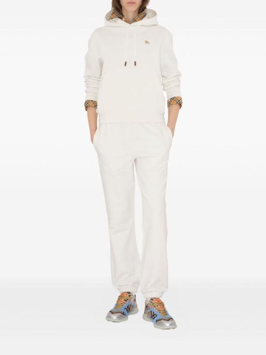 25FW 버버리 크로스 스티치 이퀘스트리안 나이트 로고 코튼 후드  8110965 B7078 MULTICOLOR - BURBERRY