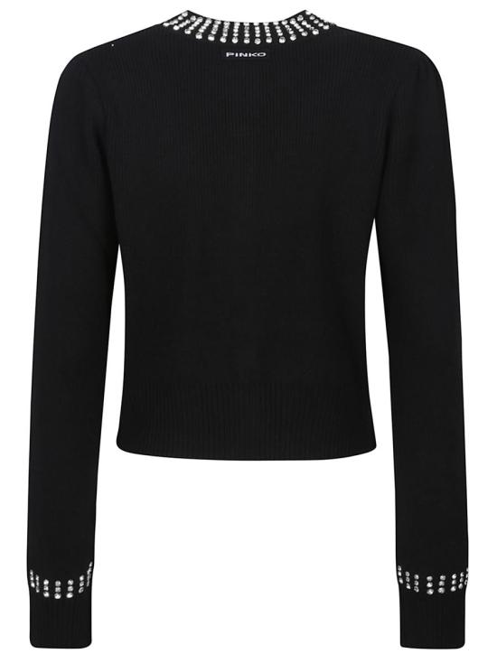 25FW 핑코 가디건 105686 A2S4 Black - PINKO