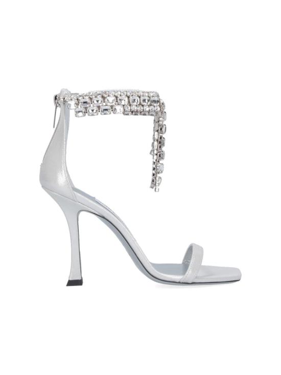 25FW 지미추 샌들 VERITY SANDAL 100 SHSSILVER