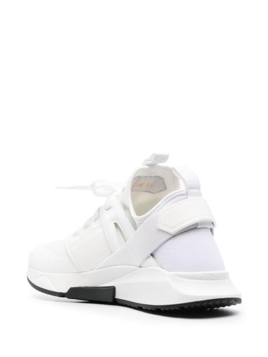 25FW 톰포드 JAGO 자고 네오프렌 스웨이드 스니커즈 J1100TOF001N3WW04 WHITE - TOMFORD